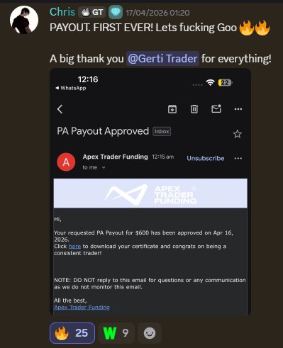 Chris first payout